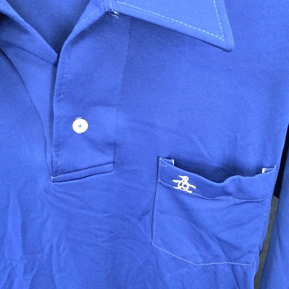 Vintage Munsingwear Grand Slam Polo Shirt Mens Small Penguin Long Sleeve USA 70s - Picture 2 of 8
